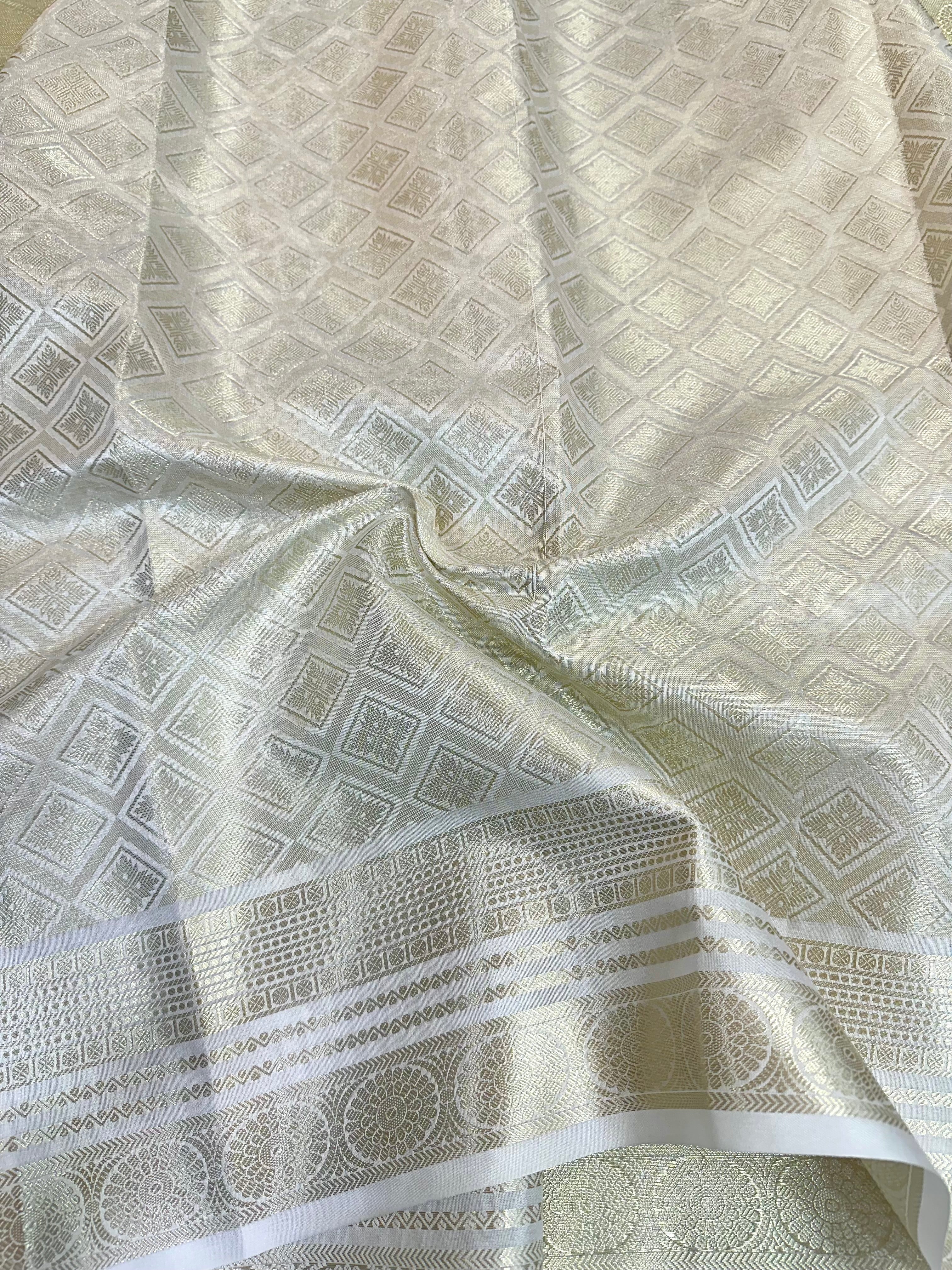 Samantha Inspired Kanjivaram Tissue Saree - Image 6